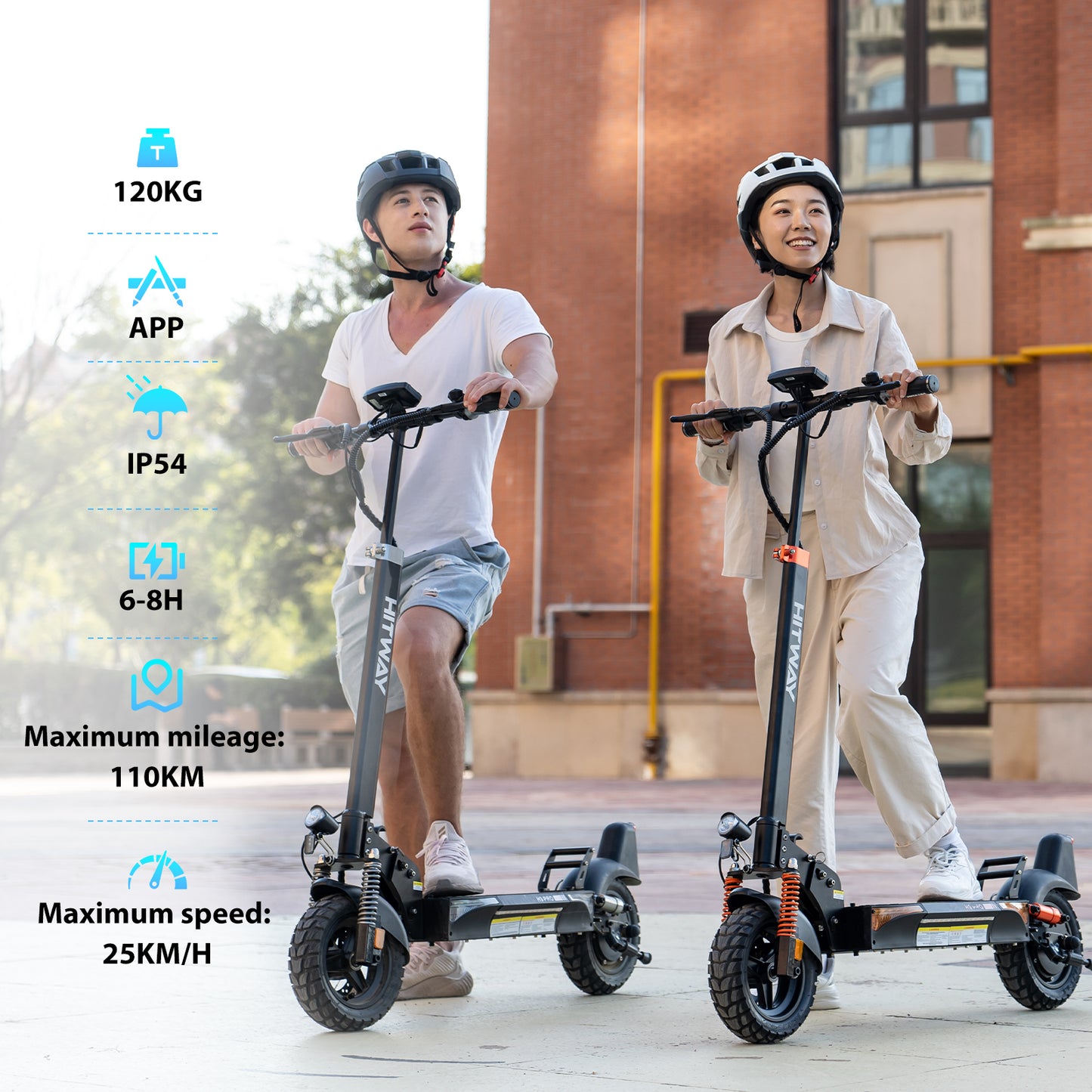 HITWAY H9-HB24Pro   10inch Off Road E-scooter