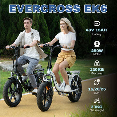 EK6 Folding E-bike Evercross