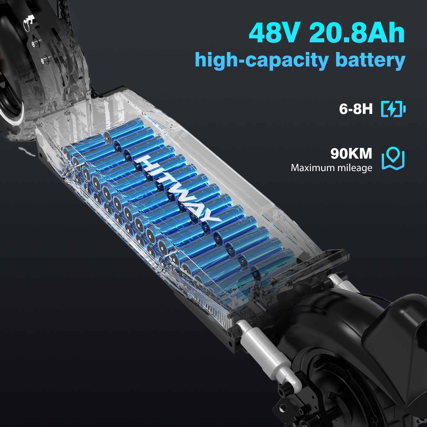 HITWAY H9-HB24Pro   10inch Off Road E-scooter