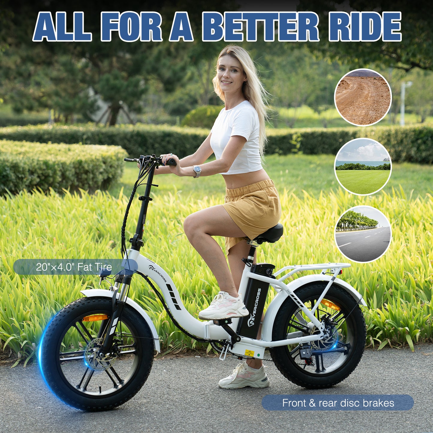 EK6 Folding E-bike Evercross