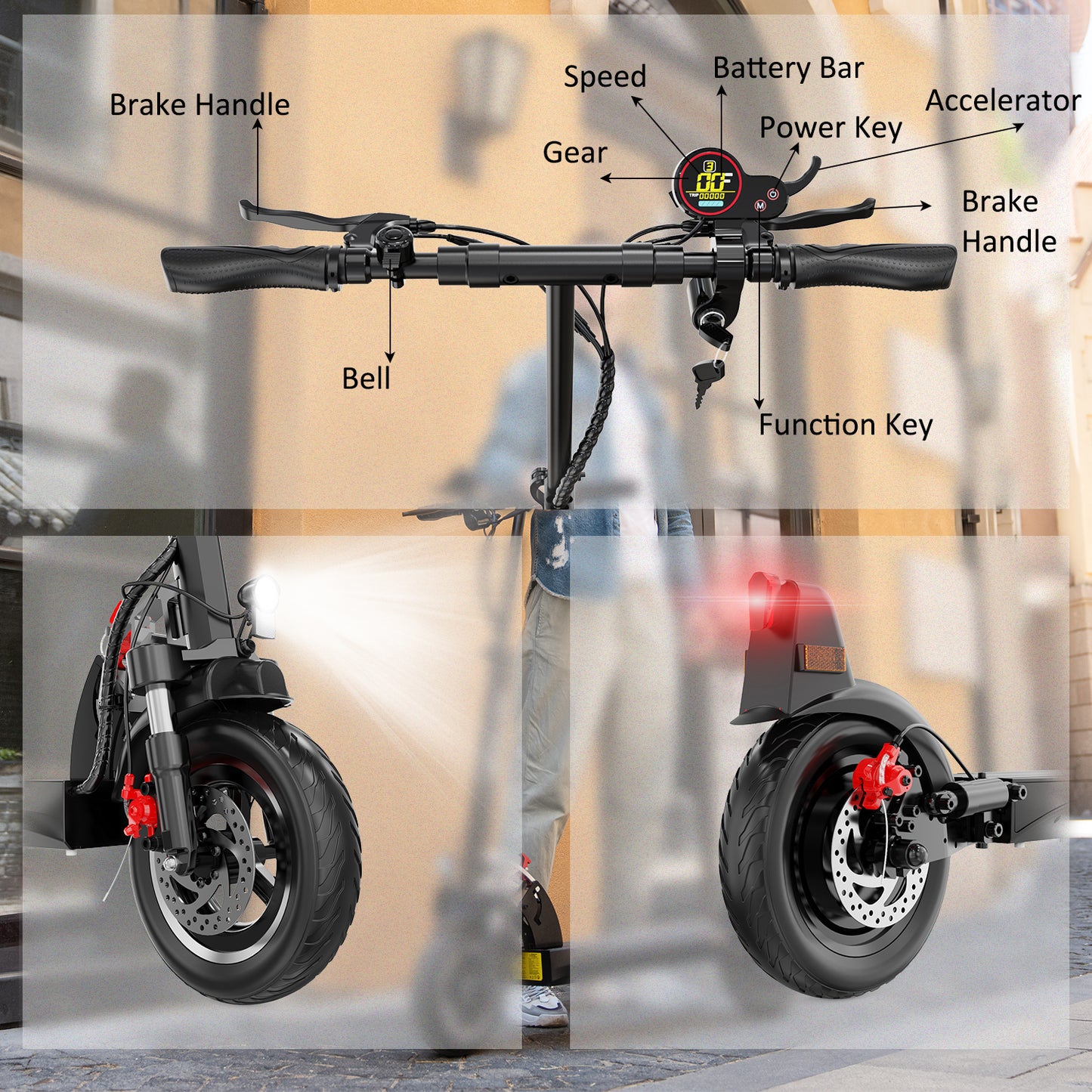 HITWAY H5-HB24ABE E-scooter without seat