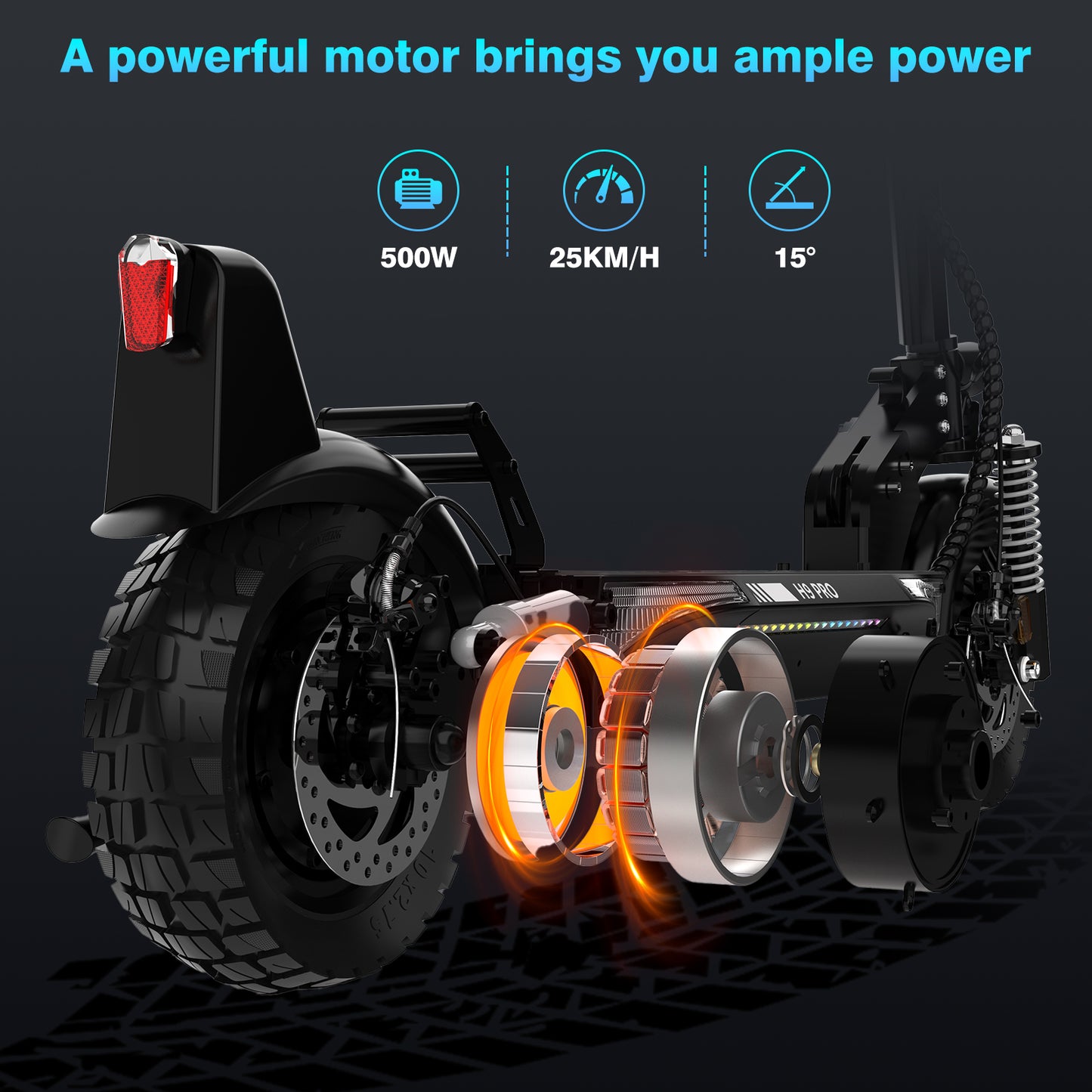 HITWAY H9-HB24Pro   10inch Off Road E-scooter