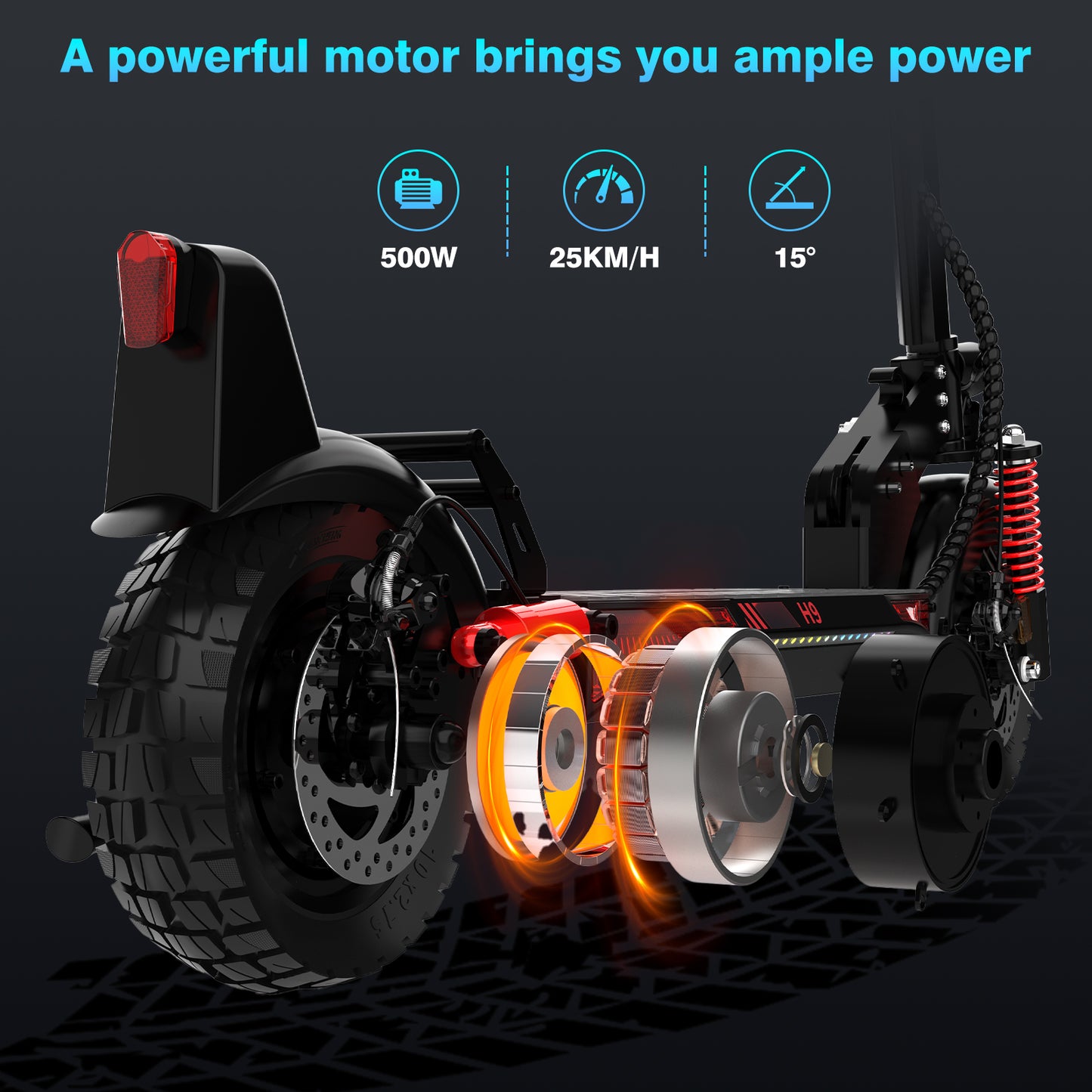 HITWAY H9-HB24Pro   10inch Off Road E-scooter