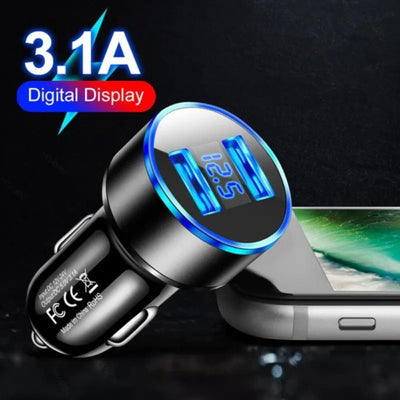Zigarettenanzunder 2 USB Ladegerat Auto PKW KFZ LKW Adapter Handy Ladestecker DE