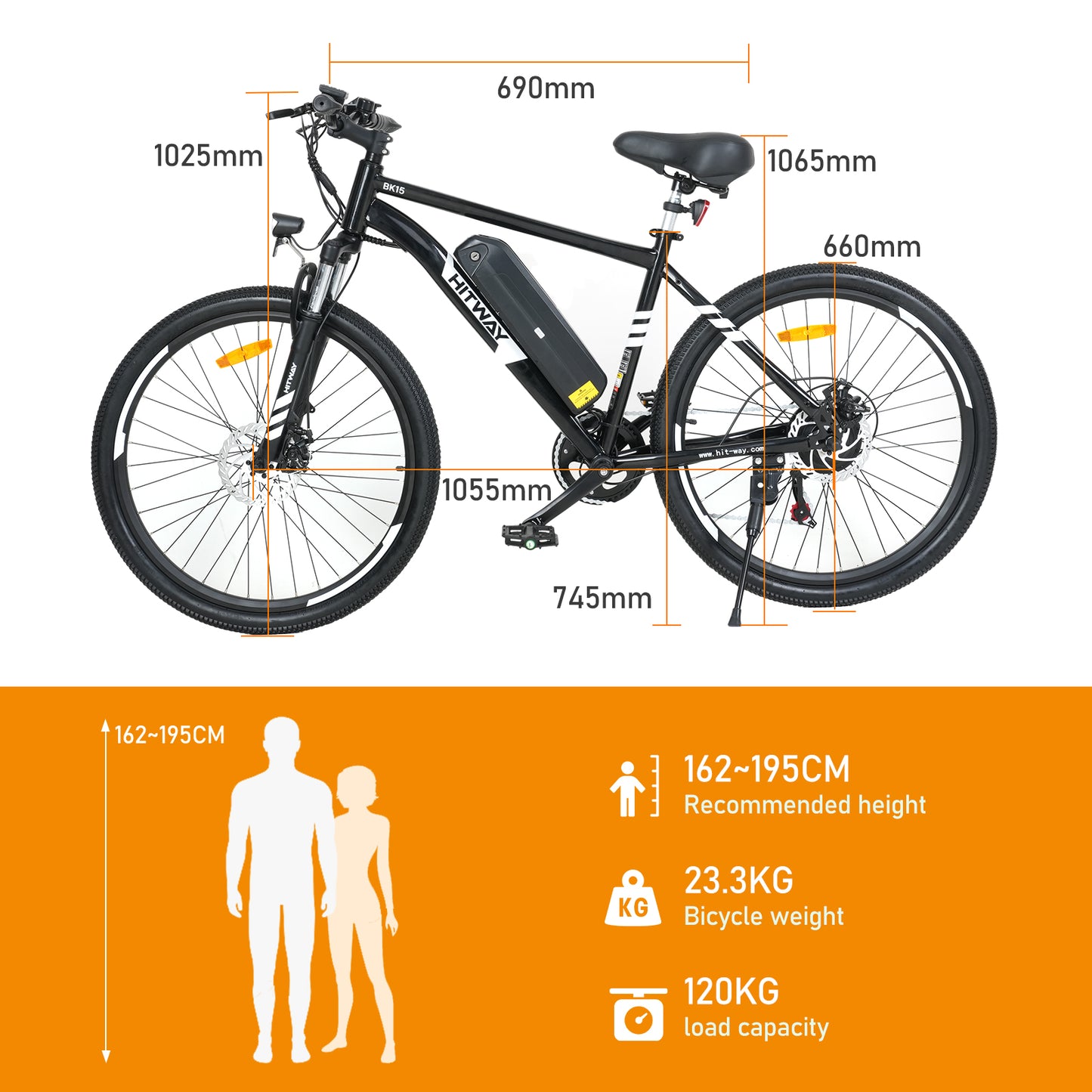 BK15 E-bike 26*3inch