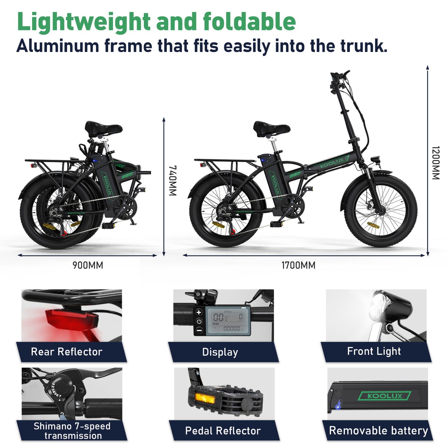 KOOLUX BK11 Folding E-bike