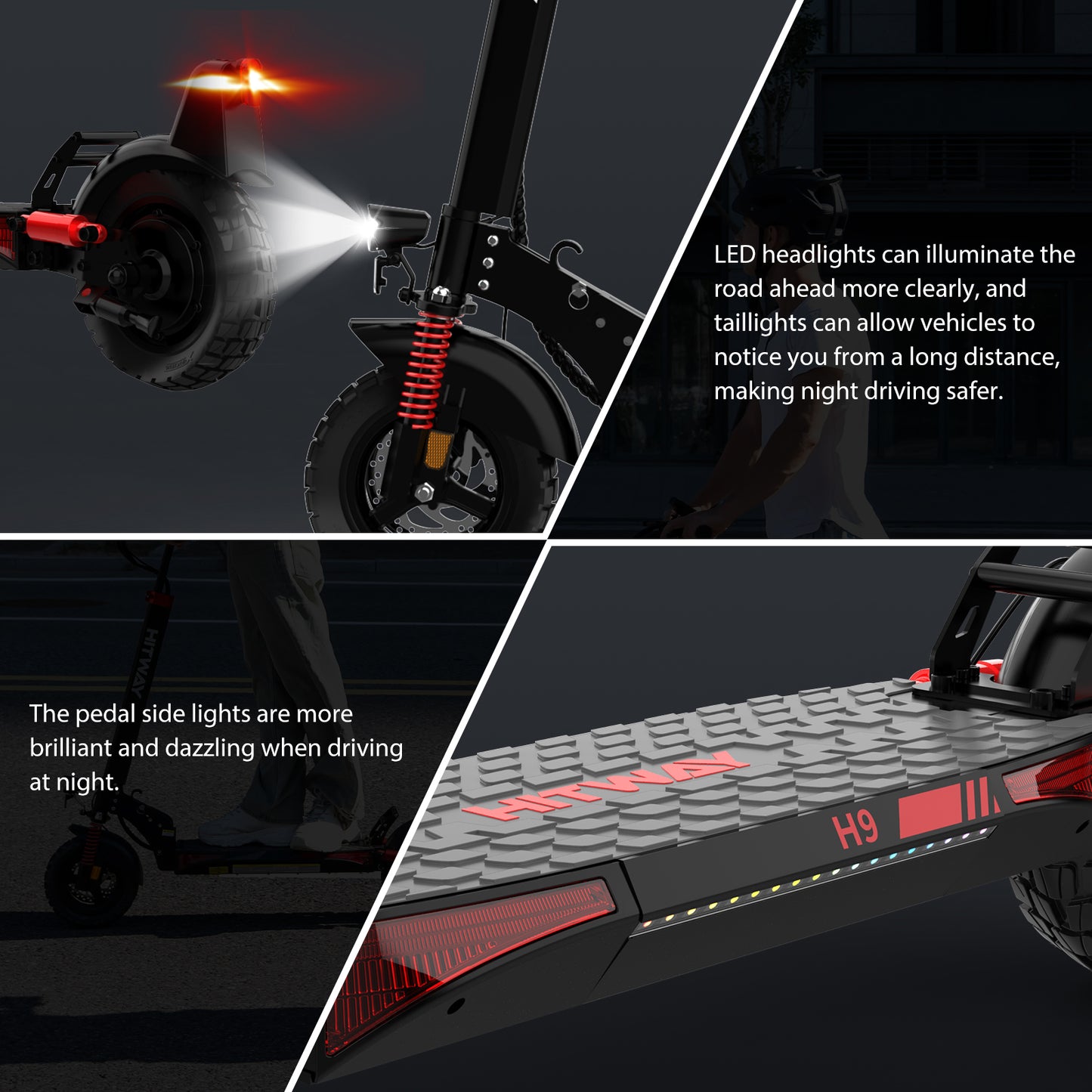 HITWAY H9-HB24Pro   10inch Off Road E-scooter