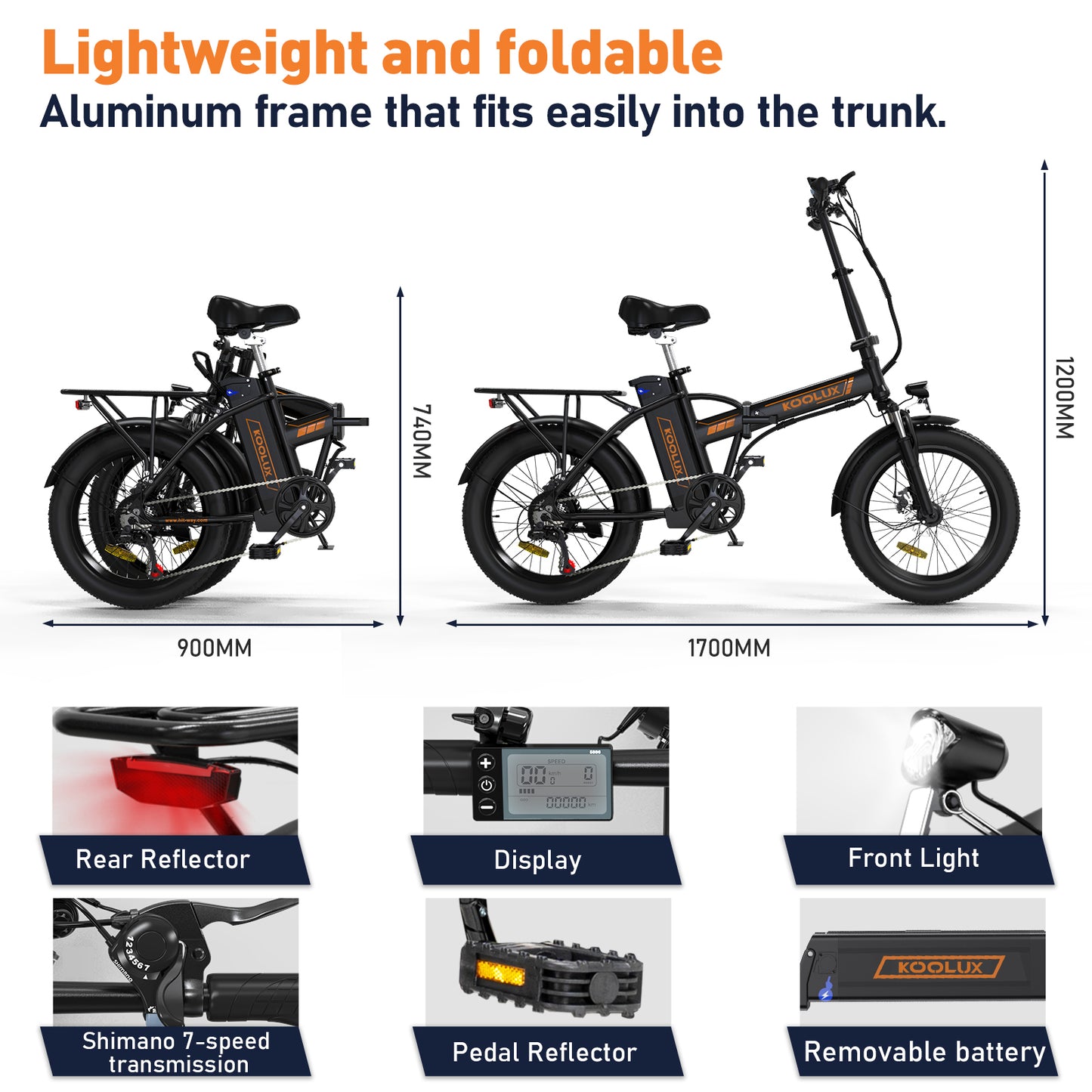 KOOLUX BK11 Folding E-bike