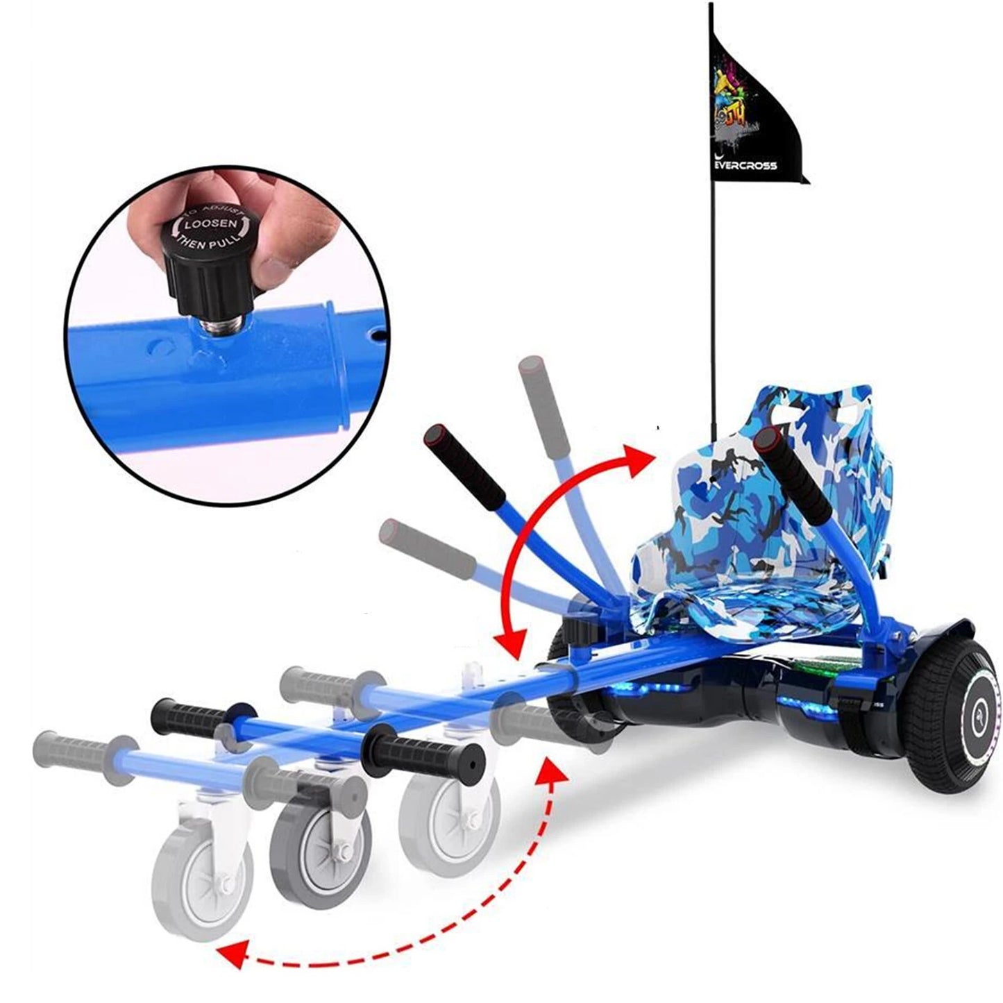 EVERCROSS EV2+KT (6.5inch hoverboard+Hoverkart)