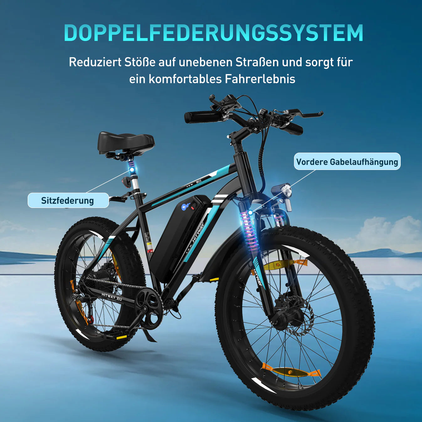 BK15 4.0 Elektrofahrrad mit fetten Reifen