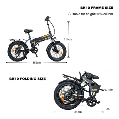 BK10 faltbares Elektrofahrrad
